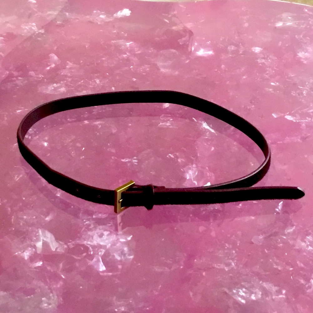 J. Crew Skinny Calf Hair belt